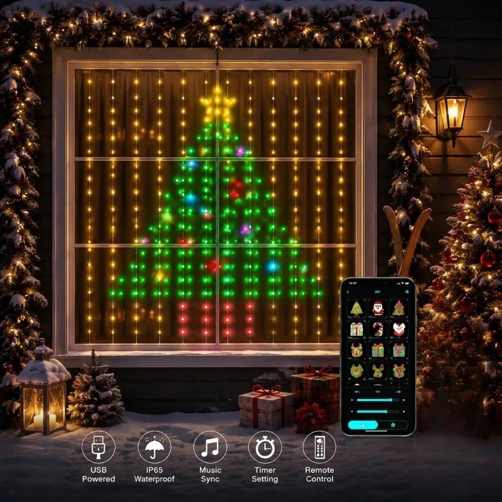 Christmas Light String LED Cur - Lighting Decoration Ideas recension och pris